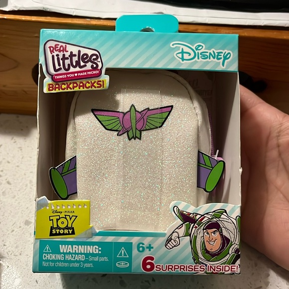 Disney Toy Story buzz real littles backpack with mini items - Picture 1 of 4